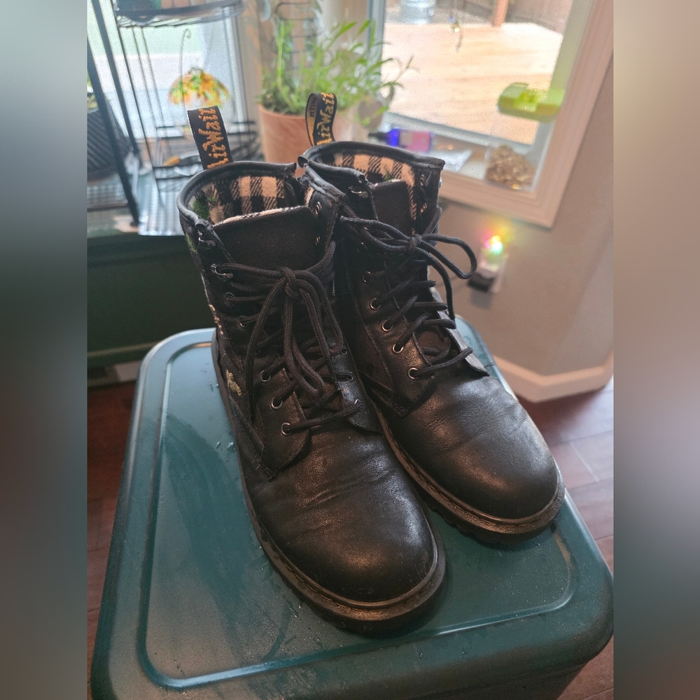 Dr. Martens Black Lace-Up Boots